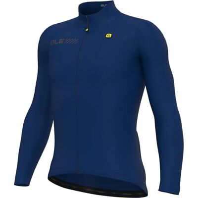 ALE' Alé Cycling mäns Solid Fondo 2.0 Långärmad Jersey, Blå, L ALE' Alé Cycling mäns Solid Fondo 2.0 Långärmad Jersey, Blå, L