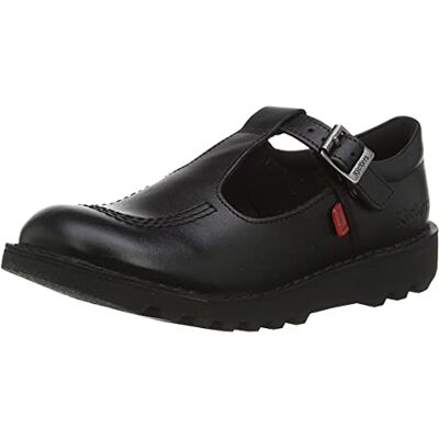Kickers Kid's Kick T J Core klassiska skolskor, Svart Svart 17 EU Kickers Kid's Kick T J Core klassiska skolskor, Svart Svart 17 EU