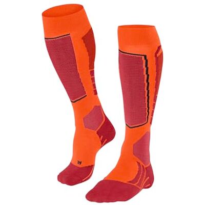 FALKE herr Skidstrumpor SK2 Intermediate M Kh ull funktionsmaterial varm tjock 1 par, Orange Flash 8288, 46-48 FALKE herr Skidstrumpor SK2 Intermediate M Kh ull funktionsmaterial varm tjock 1 par, Orange Flash 8288, 46-48