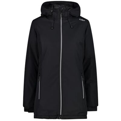 CMP , JACKET LONG FIX HOOD, 32Z1396, Basic Black, D44, Dam CMP , JACKET LONG FIX HOOD, 32Z1396, Basic Black, D44, Dam