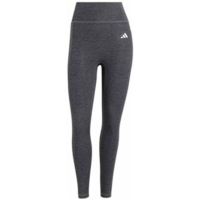 adidas dam Optime Essentials Workout Heather 7/8 Leggings Tights, grey four mel, L adidas dam Optime Essentials Workout Heather 7/8 Leggings Tights, grey four mel, L