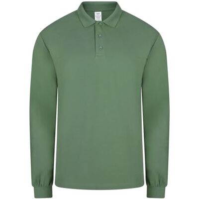 Mukua ; Långärmad unisex pikétröja; Tea Green; storlek 2XL, Grönt te, XXL Mukua ; Långärmad unisex pikétröja; Tea Green; storlek 2XL, Grönt te, XXL
