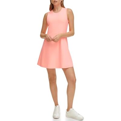 DKNY kvinnors balans tennis klänning, Atomic Pink, X-Large, Atomic Pink, XL DKNY kvinnors balans tennis klänning, Atomic Pink, X-Large, Atomic Pink, XL