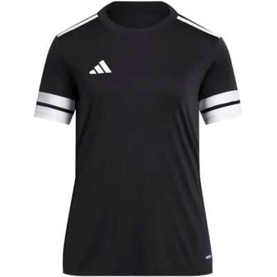adidas dam Squadra25 Jersey Short Sleeve Shirt, black/white, XXS adidas dam Squadra25 Jersey Short Sleeve Shirt, black/white, XXS