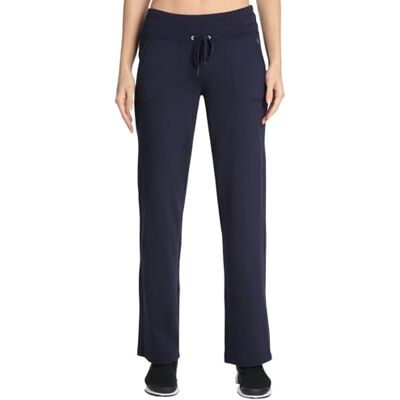 Danskin Womens Straight Pants, Midnight Navy, X-Large US Danskin Womens Straight Pants, Midnight Navy, X-Large US