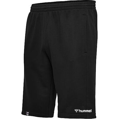 hummel hmlMOVER Bermuda shorts i bomull, svart, 152 hummel hmlMOVER Bermuda shorts i bomull, svart, 152