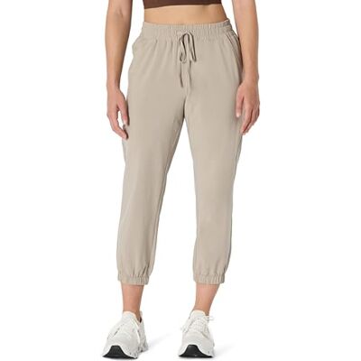 Amazon Essentials dam studio vävd stretch magtröja byxa prestanda stretch vävd magtröja byxor (förpackning med 1), brungrå, L Amazon Essentials dam studio vävd stretch magtröja byxa prestanda stretch vävd magtröja byxor (förpackning med 1), brungrå, L