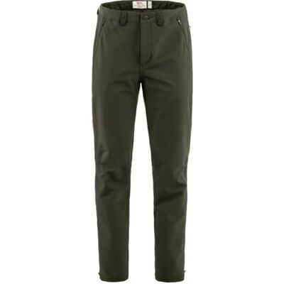 Fjällräven ABISKO WINTER STRETCH BYXOR M - Softshellbyxor - mörk olivgrön Fjällräven ABISKO WINTER STRETCH BYXOR M - Softshellbyxor - mörk olivgrön