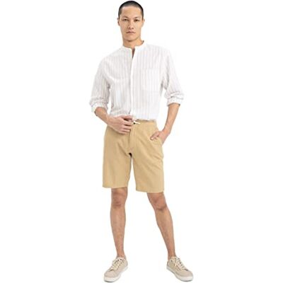 DeFacto Shorts för män, sten, 30 DeFacto Shorts för män, sten, 30