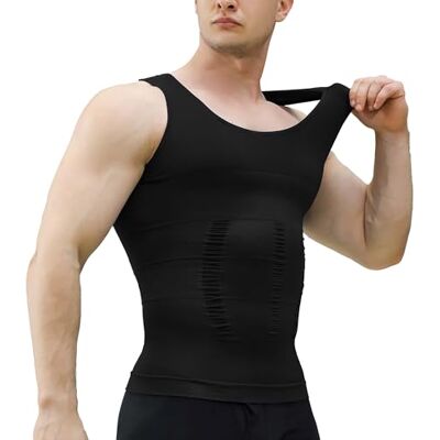 MEETYOO Tanktopp män A1 fitness svart, A1, XL MEETYOO Tanktopp män A1 fitness svart, A1, XL
