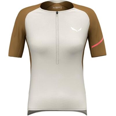 Salewa Vento Am Hz T-shirt W, havregryn/7020, S Salewa Vento Am Hz T-shirt W, havregryn/7020, S