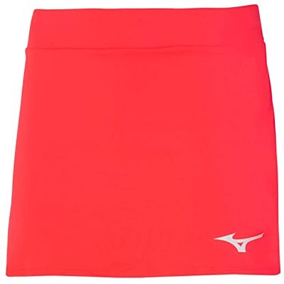 Mizuno Dam Flex Skort Tennis Skort, Eldig korall, L Mizuno Dam Flex Skort Tennis Skort, Eldig korall, L