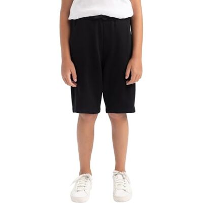 DeFacto Barn korta byxor pojkar – bekväma och eleganta shorts för aktiva pojkar, svart, 6-7 År DeFacto Barn korta byxor pojkar – bekväma och eleganta shorts för aktiva pojkar, svart, 6-7 År