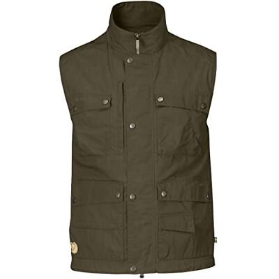 Fjällräven Abisko vadderad väst för män M ärmlös väst grön (Dark Olive) M Fjällräven Abisko vadderad väst för män M ärmlös väst grön (Dark Olive) M