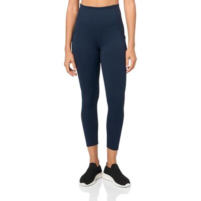 Danskin Super Sculpt Crosstrain Crop damleggings, Neo marinblå, L Danskin Super Sculpt Crosstrain Crop damleggings, Neo marinblå, L