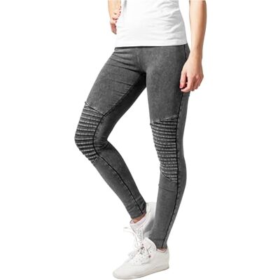 Urban Classics dam Leggings Ladies Denim Jersey Leggings Urban Classics dam Leggings Ladies Denim Jersey Leggings