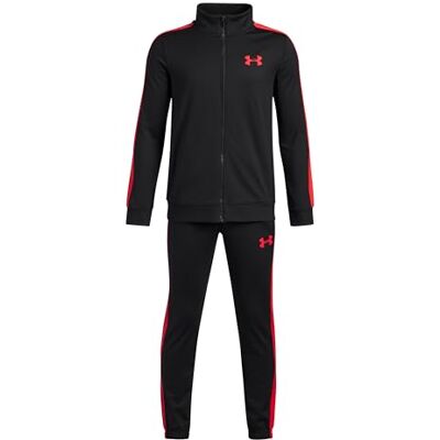 Under Armour UA Rival stickad träningsoverall – svart/racer röd/racerbil röd – YXL Under Armour UA Rival stickad träningsoverall – svart/racer röd/racerbil röd – YXL
