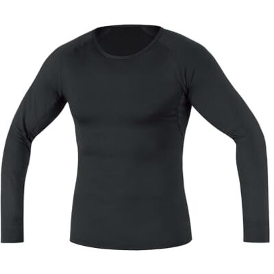 GORE WEAR M Base Layer långärmad termisk tröja, Herr, Svart, S, 100318 GORE WEAR M Base Layer långärmad termisk tröja, Herr, Svart, S, 100318