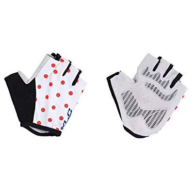 XLC CG-S10 Shorts Handskar Vit Röda prickar, Vuxna Unisex, Multifärg (Multicolor), l XLC CG-S10 Shorts Handskar Vit Röda prickar, Vuxna Unisex, Multifärg (Multicolor), l