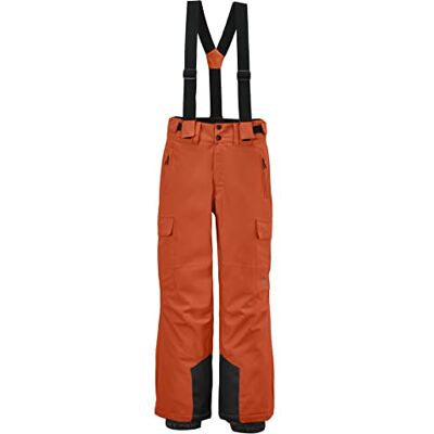 Killtec Funktionella byxor/skidbyxor för pojkar med dragkedja, snöfall och kantskydd KSW 183 BYS SKI PNTS, orange, 128, 38789-000 Killtec Funktionella byxor/skidbyxor för pojkar med dragkedja, snöfall och kantskydd KSW 183 BYS SKI PNTS, orange, 128, 38789-000