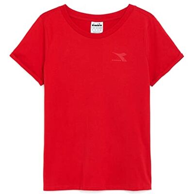 Diadora L.T-shirt SS Core, Carmin röd, XXL dam, Carmin röd, XXL Diadora L.T-shirt SS Core, Carmin röd, XXL dam, Carmin röd, XXL