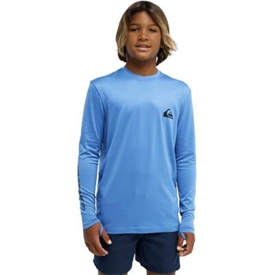 Quiksilver långärmad UPF 50 surf-t-shirt vardag surfa t-shirt LS ungdom pojkar blå Quiksilver långärmad UPF 50 surf-t-shirt vardag surfa t-shirt LS ungdom pojkar blå