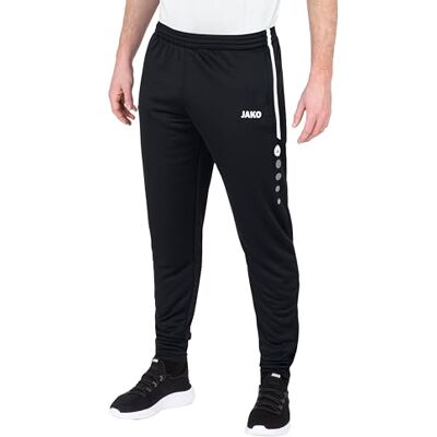 JAKO Ung Byxor, Trainingshose Active, Svart/Vit, 152 JAKO Ung Byxor, Trainingshose Active, Svart/Vit, 152