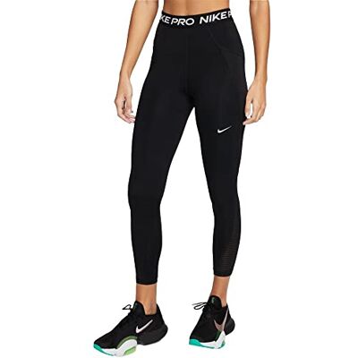 NIKE Damer W Np Df Ssnl Hr Tight Ff leggings, svart/vit, XS NIKE Damer W Np Df Ssnl Hr Tight Ff leggings, svart/vit, XS