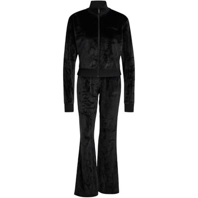 adidas Kobiety Glam Velvet Tracksuit, black, XXL adidas Kobiety Glam Velvet Tracksuit, black, XXL