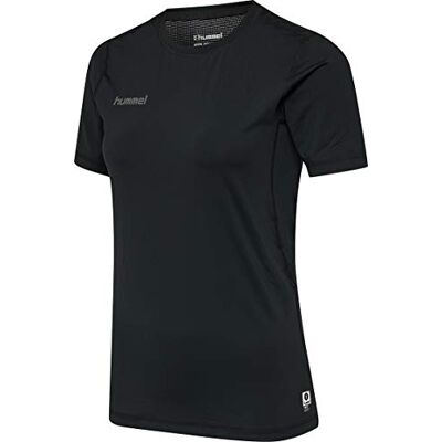 hummel Dam Hml First Performance Women Jersey S/S Shirt svart XL hummel Dam Hml First Performance Women Jersey S/S Shirt svart XL
