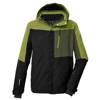Killtec Skidjacka för män med dragkedja och snöfall KSW 52 MN SKI JCKT, svart, 4XL, 43440-000 Killtec Skidjacka för män med dragkedja och snöfall KSW 52 MN SKI JCKT, svart, 4XL, 43440-000