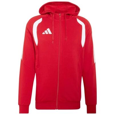 adidas herr Tiro 26 League Sweat Full Zip Sweatshirt, team power red 2/white, XXL adidas herr Tiro 26 League Sweat Full Zip Sweatshirt, team power red 2/white, XXL