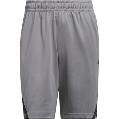 adidas herr Legends 3-Stripes Basketball Shorts, Grey Three/Black, XS 11 inch adidas herr Legends 3-Stripes Basketball Shorts, Grey Three/Black, XS 11 inch