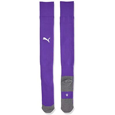 PUMA herr Fotboll Strumpor Team Liga Socks Core, Prisma violett- vit, 5 PUMA herr Fotboll Strumpor Team Liga Socks Core, Prisma violett- vit, 5