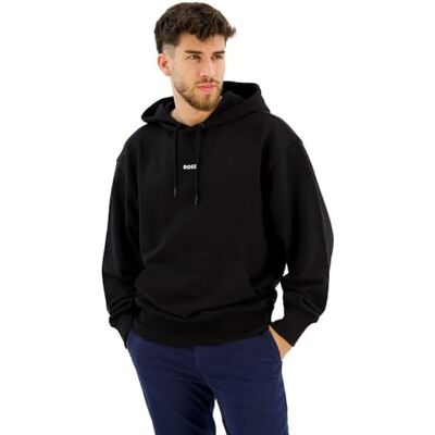 Boss Wesmallhood herrtröja, Svart1, 6XL Boss Wesmallhood herrtröja, Svart1, 6XL