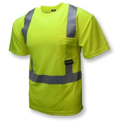 Radians ST11-2GS-2X klass 2 Max-Dri fukttransporterande T-shirt, grön, 2 extra stor Radians ST11-2GS-2X klass 2 Max-Dri fukttransporterande T-shirt, grön, 2 extra stor