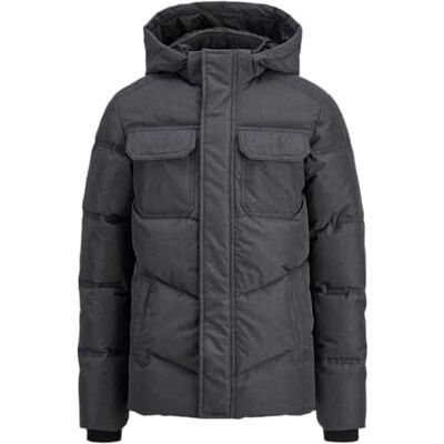 JACK & JONES JUNIOR Jjmorgan Pufferjacka Jnr, mörkgrå melange, numeric_176, Mörkgrå melange, 176 JACK & JONES JUNIOR Jjmorgan Pufferjacka Jnr, mörkgrå melange, numeric_176, Mörkgrå melange, 176