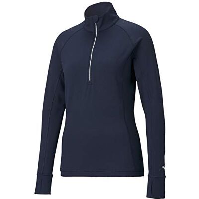 PUMA dam Modern W rotation 1/4 dragkedja, marin blazer, XS PUMA dam Modern W rotation 1/4 dragkedja, marin blazer, XS