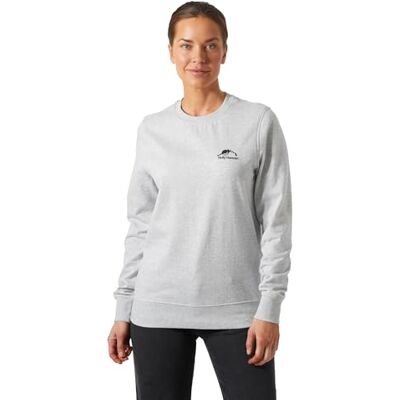 Helly Hansen Kvinnors W Nord Grafisk Sweatshirt, 953 Grå Melange, S Helly Hansen Kvinnors W Nord Grafisk Sweatshirt, 953 Grå Melange, S