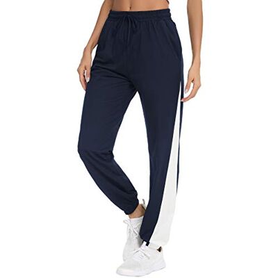 Doaraha Sportbyxor Kvinnor Bomull Byxor Jogger Kvinnor Bekväm Träningsbyxor Kvinnor Lösa Fitness Byxor Kvinnor med Coulisse och Fickor Doaraha Sportbyxor Kvinnor Bomull Byxor Jogger Kvinnor Bekväm Träningsbyxor Kvinnor Lösa Fitness Byxor Kvinnor med Coulisse och Fickor
