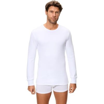 Abanderado Termal Algodón Invierno C/Redondo Themal Top för män, White (Blanco 001), 54 SE Abanderado Termal Algodón Invierno C/Redondo Themal Top för män, White (Blanco 001), 54 SE