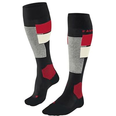 FALKE Skidstrumpor för män SK4 Advanced M Kh ull funktionellt material varm tunn 1 par, svart 3000 trend, 39–41 FALKE Skidstrumpor för män SK4 Advanced M Kh ull funktionellt material varm tunn 1 par, svart 3000 trend, 39–41