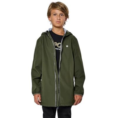 KAPORAL , Pojkjacka, standardpassform, långa ärmar, huvkrage, Madau-modell, mörkkaki, storlek 10 år, Dark Khaki, barn, Mörkkaki, 10 år KAPORAL , Pojkjacka, standardpassform, långa ärmar, huvkrage, Madau-modell, mörkkaki, storlek 10 år, Dark Khaki, barn, Mörkkaki, 10 år