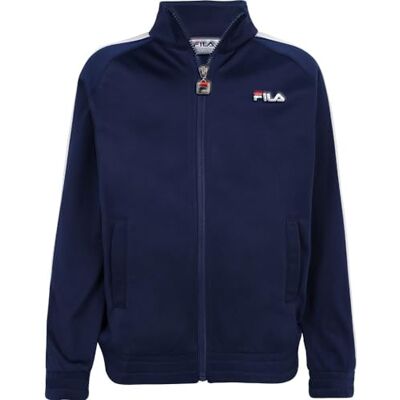 FILA Unisex barn Benavent Track-jacka, Medieval Blue-Ljus Vit, 98/104, Medelval blå ljusvit FILA Unisex barn Benavent Track-jacka, Medieval Blue-Ljus Vit, 98/104, Medelval blå ljusvit