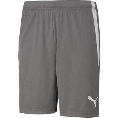 PUMA unisex vuxen Kort Teamliga shorts, Rökt pärla-, L PUMA unisex vuxen Kort Teamliga shorts, Rökt pärla-, L