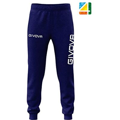 Givova , byxa av bomull mod. moon, blå, XS Givova , byxa av bomull mod. moon, blå, XS
