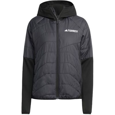 adidas Kobiety Terrex Multi CLIMAWARM Insulated Hybrid Hooded Jacket, Black, XL adidas Kobiety Terrex Multi CLIMAWARM Insulated Hybrid Hooded Jacket, Black, XL