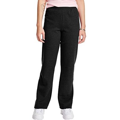 Hanes Dam Cool Dri träningsbyxor, ebenholts, S Hanes Dam Cool Dri träningsbyxor, ebenholts, S