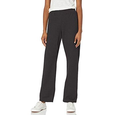 Hanes EcoSmart sweatpants med öppen botten för kvinnor, Ebenholts, XL Hanes EcoSmart sweatpants med öppen botten för kvinnor, Ebenholts, XL