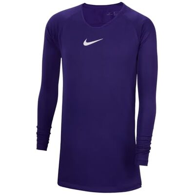 NIKE Park First Layer Jersey Ls unisex-barnsneaker Court lila vit Large NIKE Park First Layer Jersey Ls unisex-barnsneaker Court lila vit Large